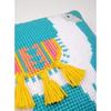 Kit au point de croix - VERVACO - Lama - Multicolore - Coussin - Enfant