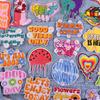 Cartoon Letter/Small Daisy Embroidery Patch DIY Iron On Patches For Clothing Thermoadhesive Patches Bags Jackets Jeans Sew Patch