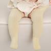 1 Paar Baby lange Kniestrümpfe für Frühling & Herbst Weiche Hautfreundliche Baumwollsocken Atmungsaktiv Rutschfest Pilzresistent Kindersocken für Neugeborene