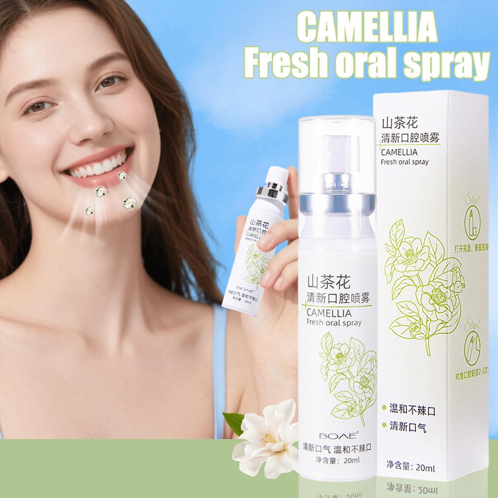1PC Camellia Breath Freshener, Long-Lasting Fragrance, Portable Spray, Preventing Bad Breath,The For