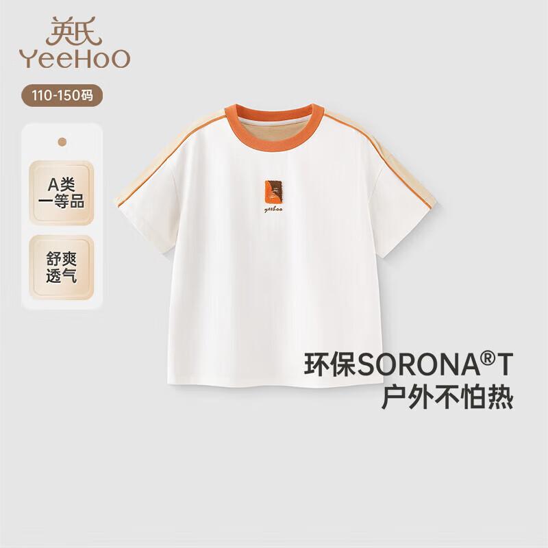 YEEHOO Boys  Breathable Short-Sleeve T-Shirt 140CM