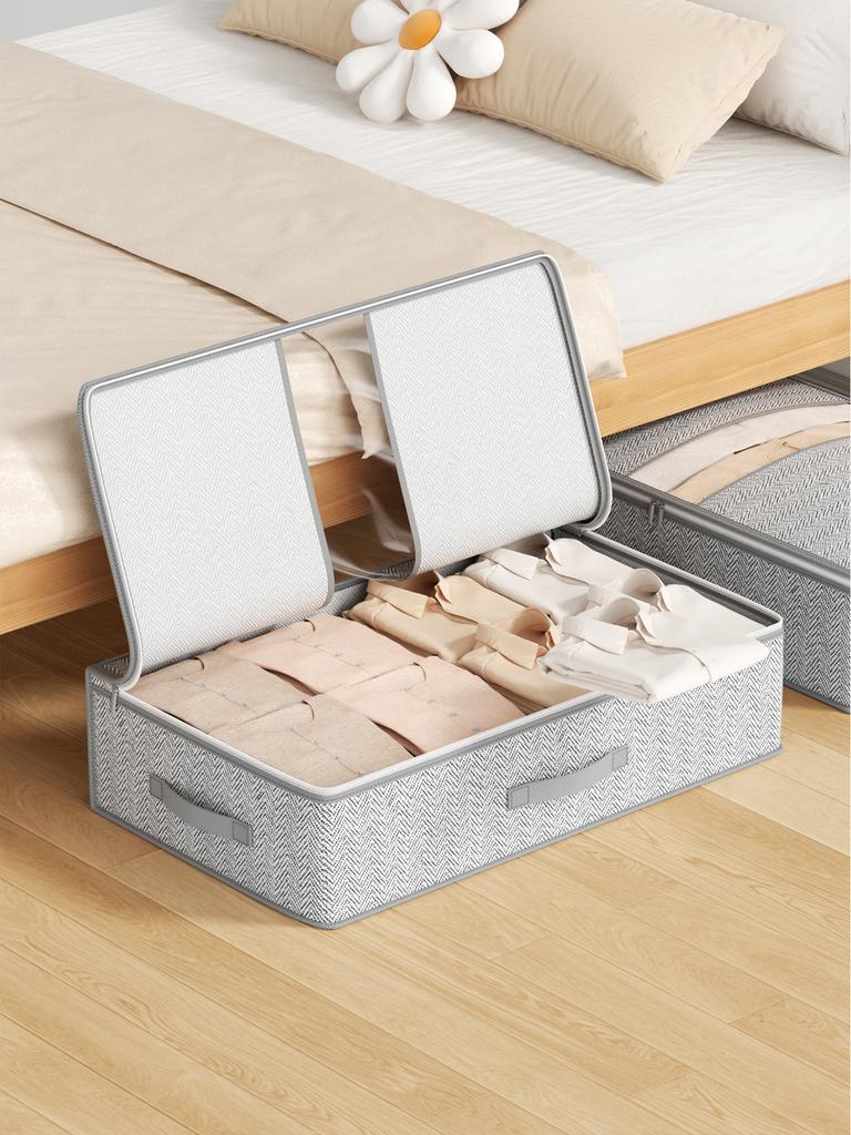 Extra große Aufbewahrungstasche unter dem Bett Kleiderdecke Aufbewahrungstasche Unterbett-Organisationstasche Schlafzimmer Kleiderschrank Organizer