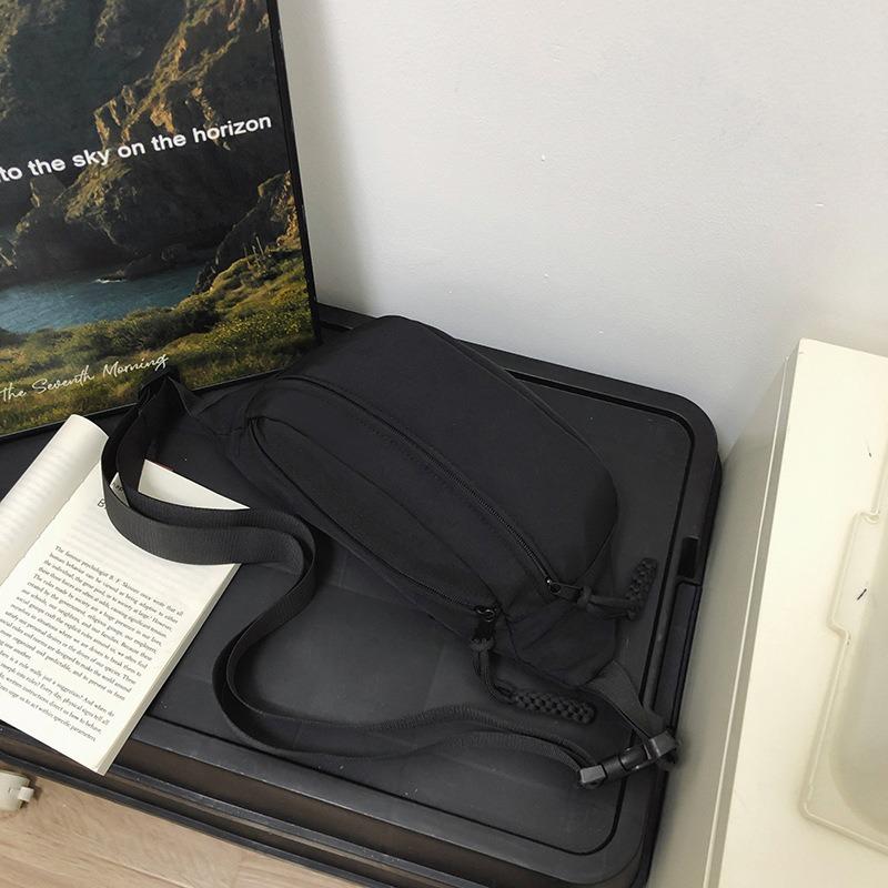 

Повседневная и Простая Нагрудная Сумка Трендовая Новая Спортивная Поясная Сумка Универсальная для Мужчин и Женщин для Поездок на Работу и Выходов в Свет Одноплечевая Сумка Кроссбоди