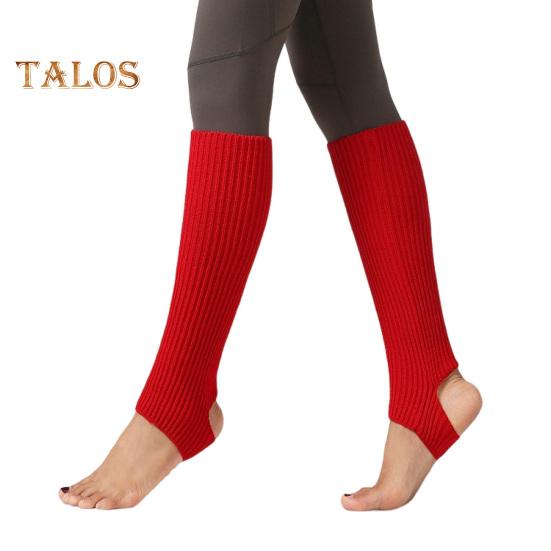 1 Pair Winter Calf Covers Knitted Elastic Keep Warm Anti-slip Thickened Leg Warmers Japanese Style Legwear Cold Weather Piled Socks