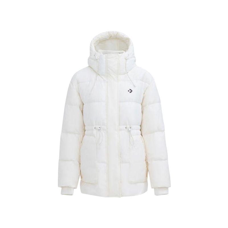 Converse Down Jackets Women s White Hooded Moderate WCJ135-W2Y S