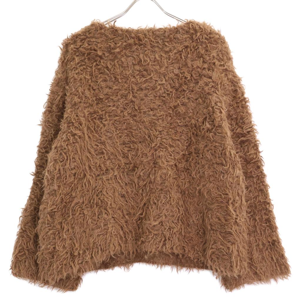 CLANE 11106-1242 BEAR HAND KNIT TOPS Tops 2 BrownUsed