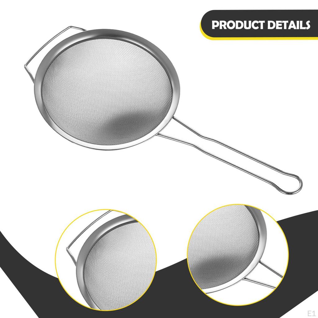 Fine Mesh Strainer Colander Kitchen Gadgets Pot Skimmer Soya Milk for Juice Grains Pasta Beans