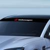 1Pcs Car Front Windshield Stickers Front and Rear Decorative Emblem For Volkswagen Passat Polo Golf Beetle Caddy T5 Up Eos Tiguan