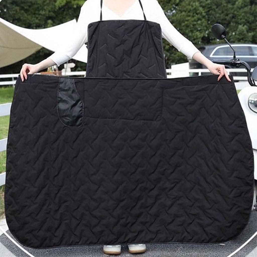 Motorcycle Apron Leg Cover Windproof Waterproof Warm Scooter Leg Protector E-Bike Apron Blanket Protector For Cold Rain Winter