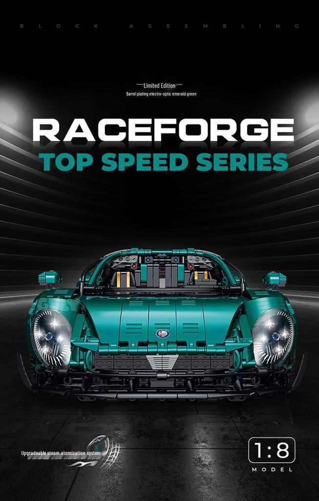 Gu Li 10621 Alfa Romeo 1:8 Challenging Sports Car Building Blocks Model