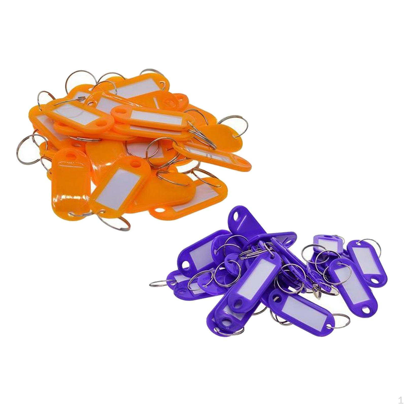 

100 шт. Водонепроницаемые бирки для ключей, бирки для идентификации багажа