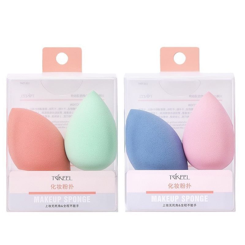 Charyeina - Set of 2: Makeup Blender Beauty Sponge (Various Designs)