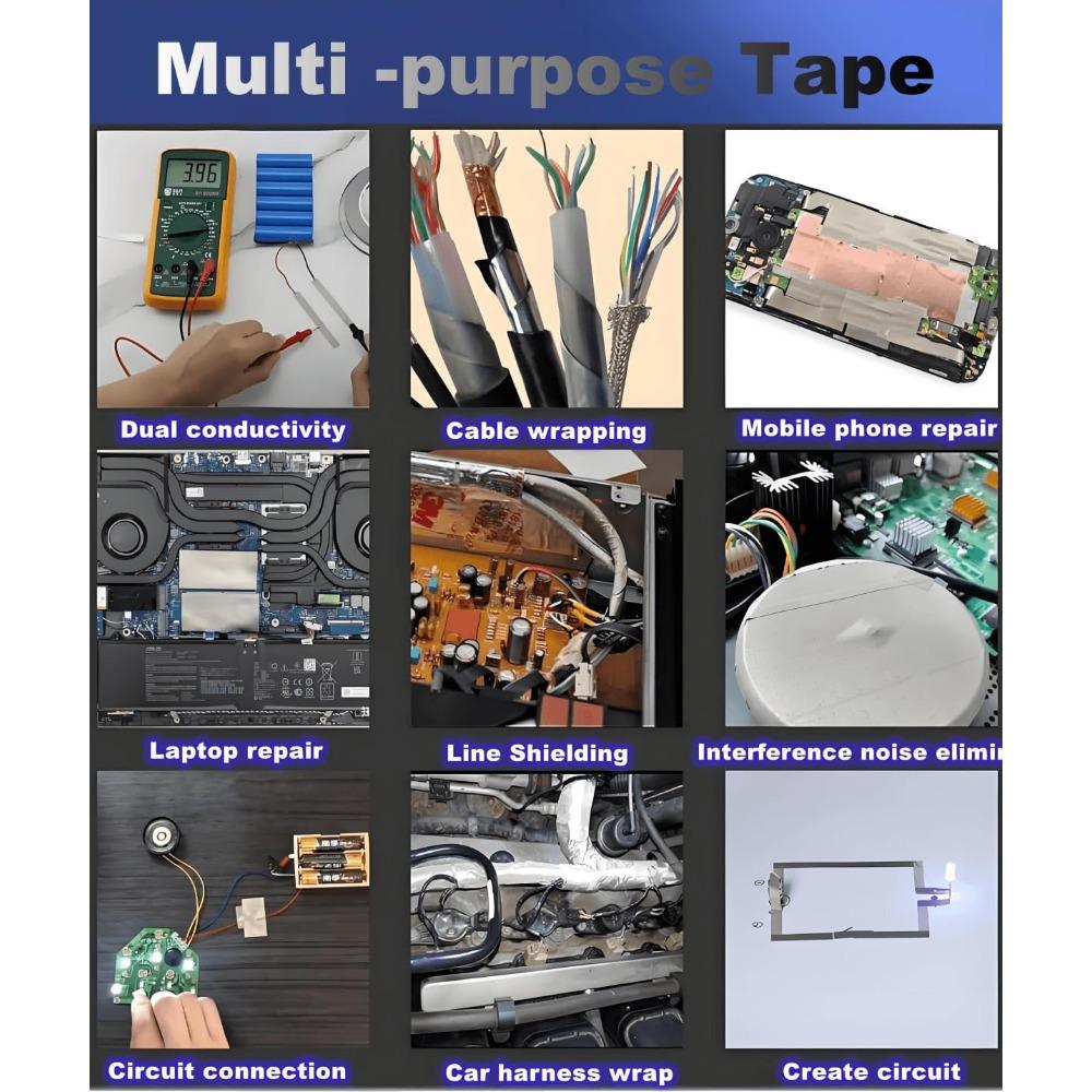 Double conductive cloth tape anti-interference isolation electromagnetic wave tape mobile phone touch screen repair