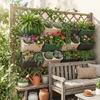 2/3 Holes Wall Flowerpot Plastic Stacked Plants Grow Container Flower Pot Container Drainage Holes Vertical Planter Living Room