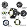 U7 Motorcycle Headlight 6000K Work Light Front Foglight for Truck SUV ATV LED Driving Lamp with Abgle Eyes Motorbike Spotlight