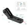 Bicycle Computer Headlight Extension Stand Bike Handlebar Extension Bracket Adapter Bicycle Headlight Holder for Sports Cameras