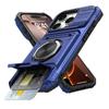 Чохол для iPhone 17 16 15 14 13 Pro Max Plus 17 Air Магнітний Поворотний Кільце Підставка Ударостійкий Захист від Падінь Гаманець Броньована Кришка