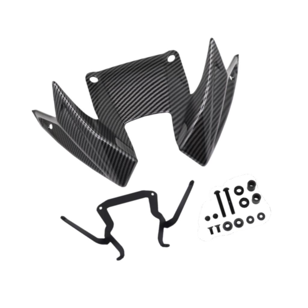 Motorcycle Front Spoiler Reliable Easy to Install Motorcycle Accessories Aerodynamic Wing Deflector for Honda CB 500 Hornet