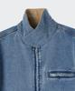 Musinsa Standard Denim Zip-Up Work Jacket [Light Indigo]