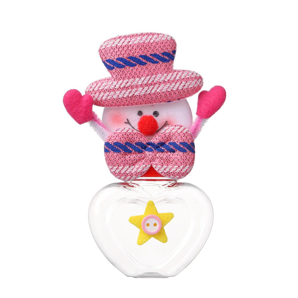 

Festival Supplies Xmas Accessories DIY Storage Bottle Kids Candy Jar Santa Claus Cute Box Christmas 5x5x5cm
