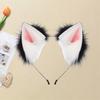 Süßes Katzenohren-Stirnband Plüschtierohren Haarreif Party Kopfschmuck Kostüm für Kinder Erwachsene Halloween Verkleidung