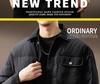 Men's High-End Lightweight American Fashion Winter Down Jacket - Trendy, Warm Lapel Design for Cold Protection