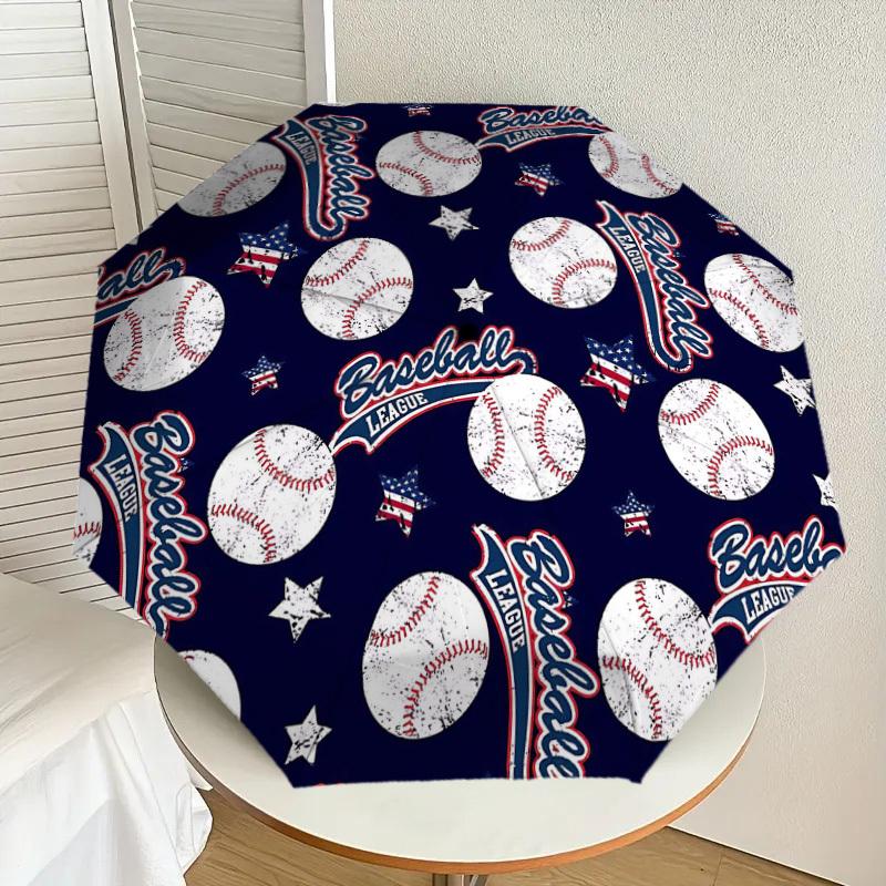 1PC Baseball League Umbrella-8-Rib Reinforced Portable Folding Travel Suitable for All Seasons Outdoor Daily Use Is an Ideal Choice -F337