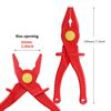 7.7 Inch VDE Insulated Plier Flat Nose Plastic Plier Crimper Tool 1000V Multi-Functional Electrician Plier Hand Tools