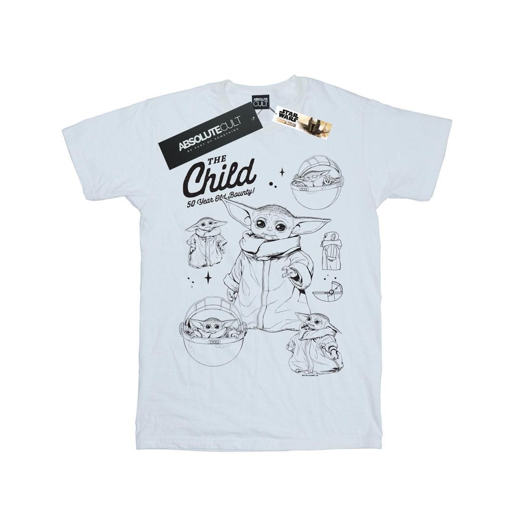 Star Wars Mens The Mandalorian 50 Year Old Bounty T-Shirt