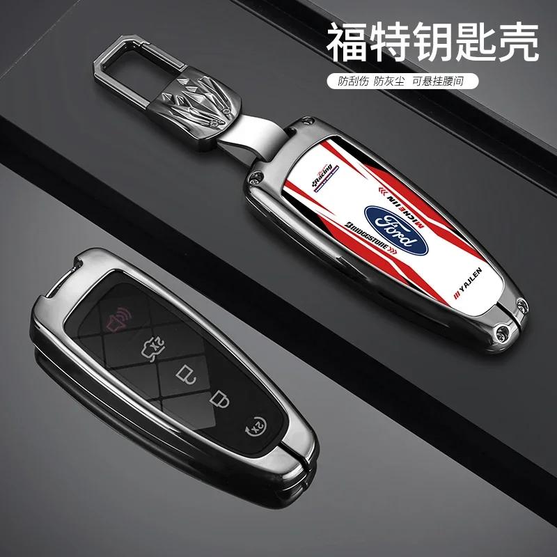 Car Sticker 2026 Hot For Ford New Car Smart Remote Key Case Cover Shell For Ford Explorer Edge Escape Flex Taurus 2011 2012 2013