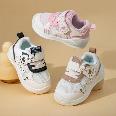 Cartoon Baby Toddler Shoes 26 Spring Baby Girl Toddler Shoes Mesh Breathable Boys Athletic Shoes