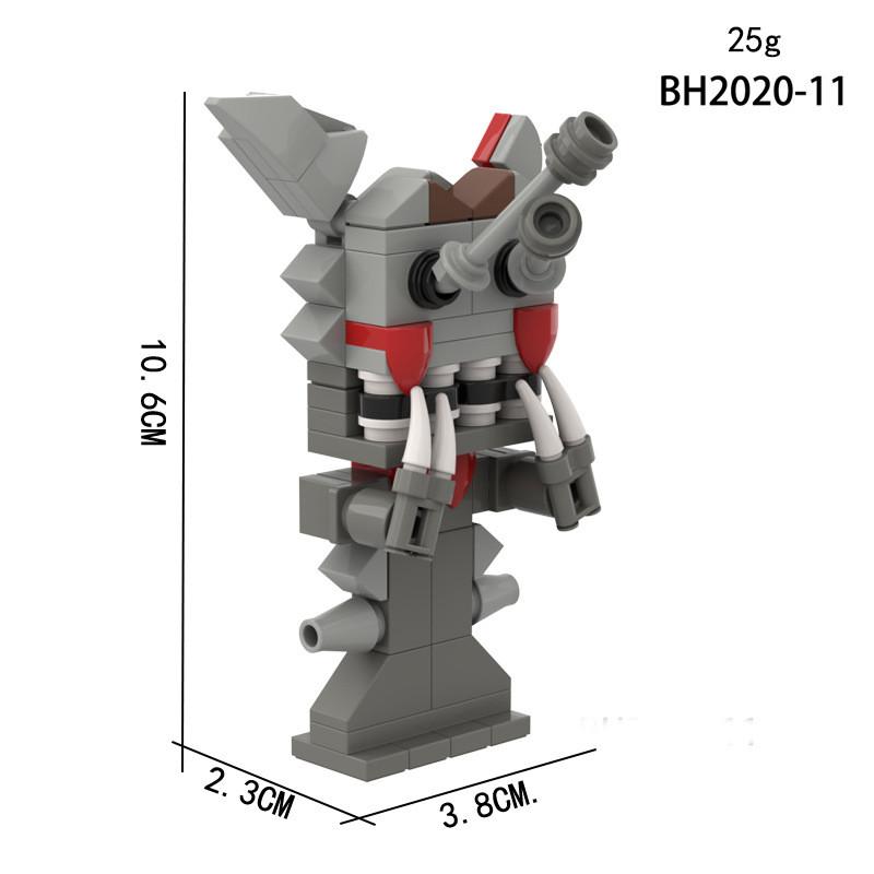 Sprunki Building Blocks Assemble Toy Doll Game Display Model Gift Decoration