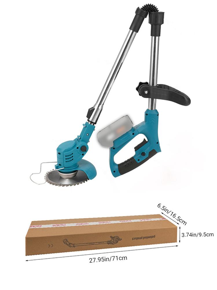 Electric Lawn Mower Length Adjustable Handheld Cutter Cordless Garden Grass Cutting Trimmer For Makita 21V Battery