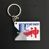 3D Acrylic Badminton & Table Tennis Nostalgic Sports Keychain Pendant