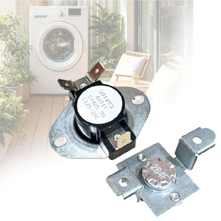 Professional Dryer Thermal Cut Off Fuse Kit 6931EL3001F High Limit Thermostat and Thermal Fuse Electric Dryer Fuse Part