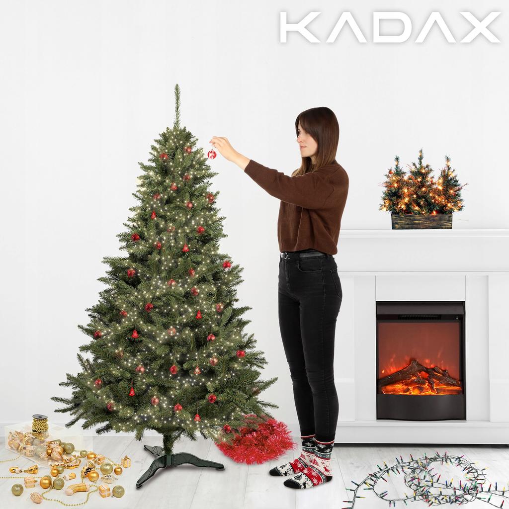 KADAX Artificial Christmas Tree Spruce 180 Cm Natural Caucasian