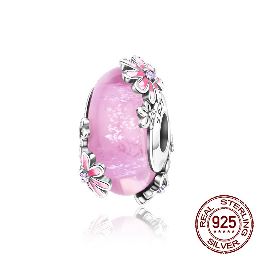 New Designer Charms Copper Colorful Murano Glass Beads Suitable For Genuine Fashion Bracelet Necklace Diy Jewelry