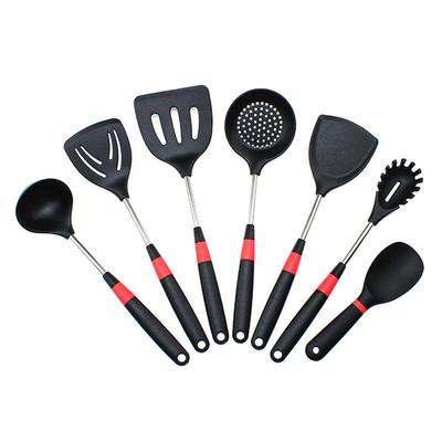 Silicone Spatula Set: Frying, Soup, Rice, Noodle Strainer, Hot Pot, Cooking Tools