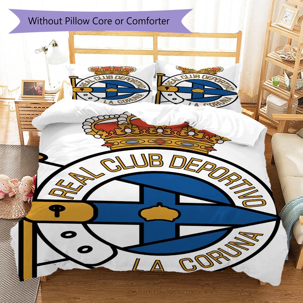 Deportivo poster Bedding Quilt Set Quilt Cover Pillowcase Home Decoration Birthday Gift (1 * duvet cover + 2 * pillowcase, without core)