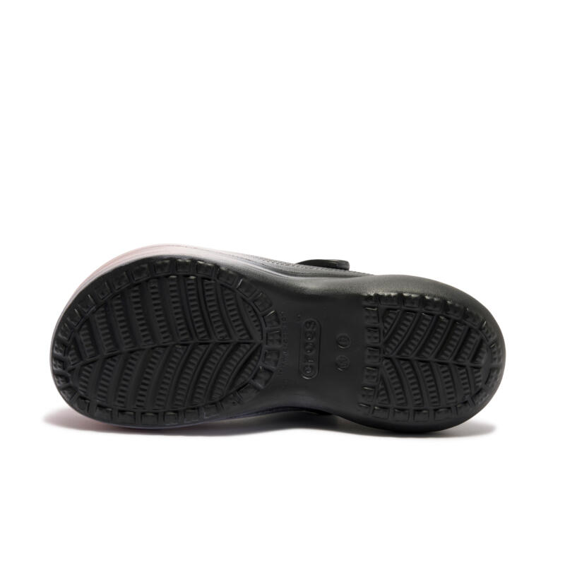 Crocs Bae Clog EVA Little Whale Black Pink Vintage Clog Hole Shoes Women's Black Pink