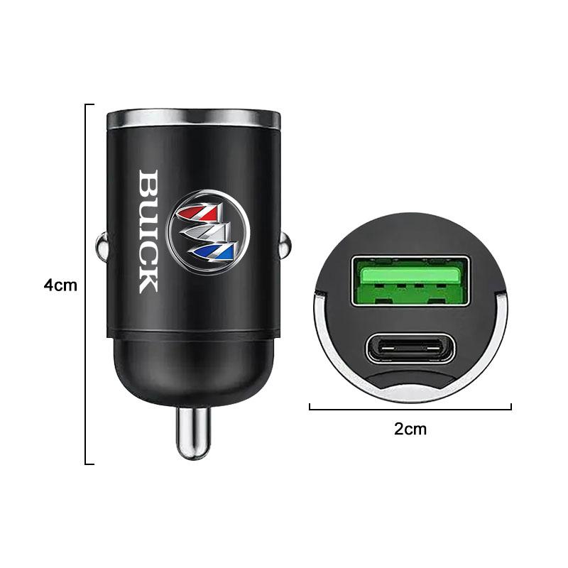 Micro Car Quick Charger Vehicle Cigarette Lighter Convert Plug Car Accessories For Buick Regal GL6 GL8 Avenir Lacrosse Riviera Envision Lesabre Velite