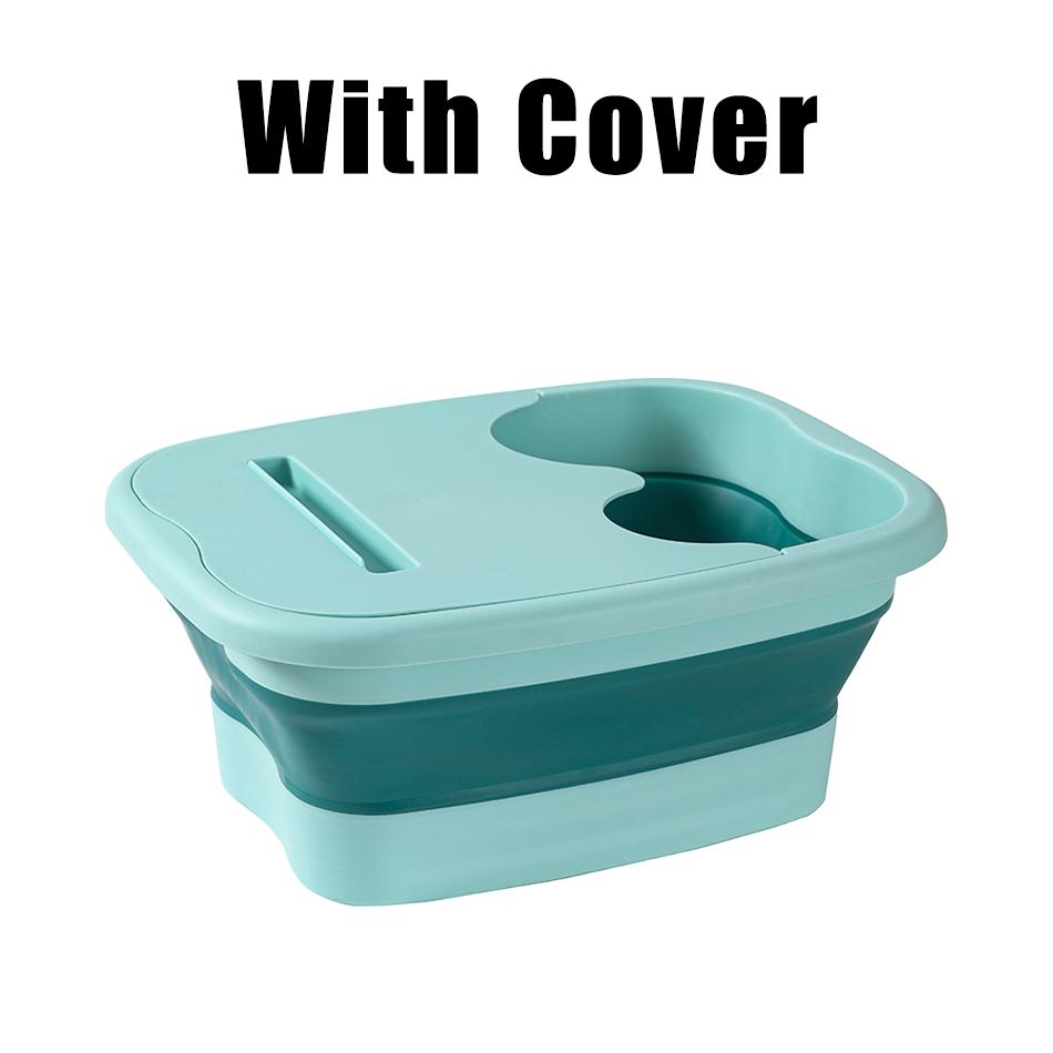 Katlanabilir Ayak Banyosu Masaj Kovası Islatma Kovası Katlanır Havza Spa Ayak Banyosu Kovası Ev Sauna Küvet Pedikür Banyo Küveti