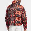 Nike Nsw Synthetic-Fill Printed Casual Sports Stand Collar Letter Full Print Cotton Jacket Winter Women Jacket Orange CI5024-891