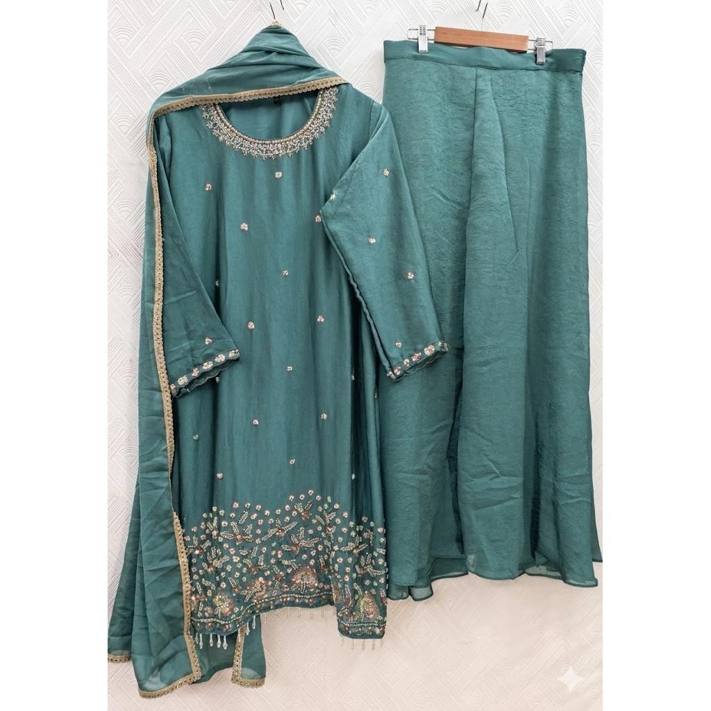 Party Look Party Wear Pakisatni Sharara Suit Bollywood Ethnic Salwar Kameez