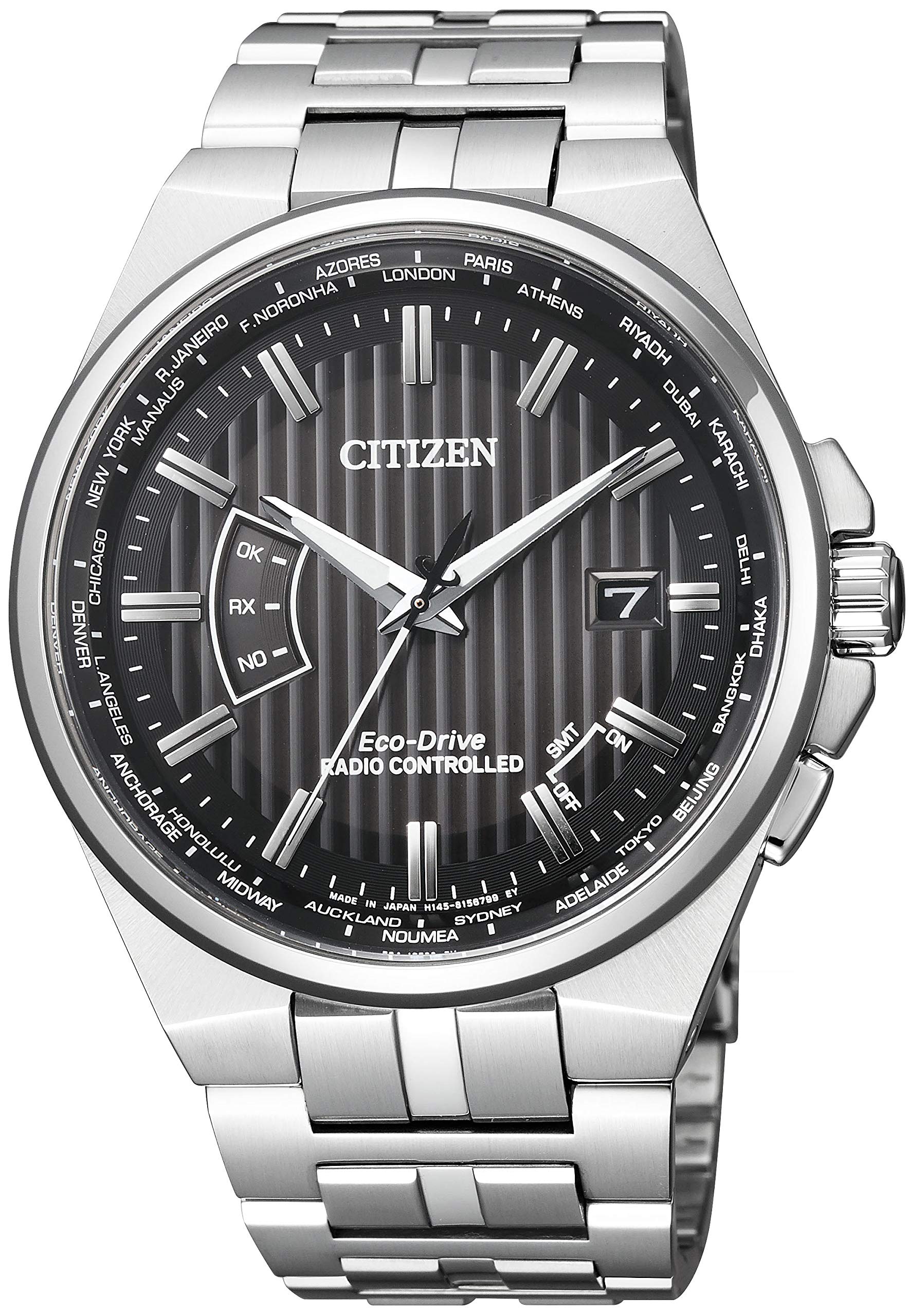 

CITIZEN COLLECTION Watch Direct Flight Watch [Citizen] Eco-Drive Radio-Controlled CB0161-82E Men s чорний