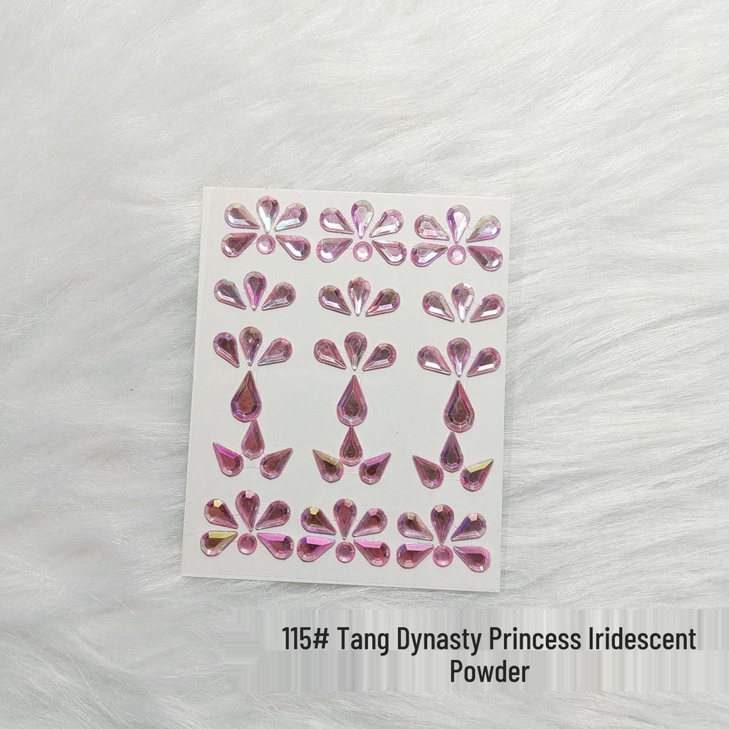 Kids' Rhinestone Eye and Brow Stickers for Makeup and Performances