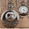 Devil Lanyard Embossed Ghost Head Pocket Watch European and American Animation Halloween Christmas Horror Night Skull Jack