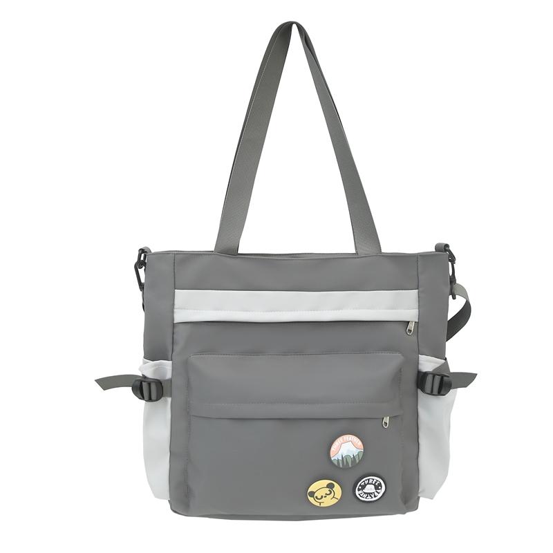 Men's Messenger Bag Large Capacity Student Crossbody Bag Women's Portable Commuter Shoulder Bag