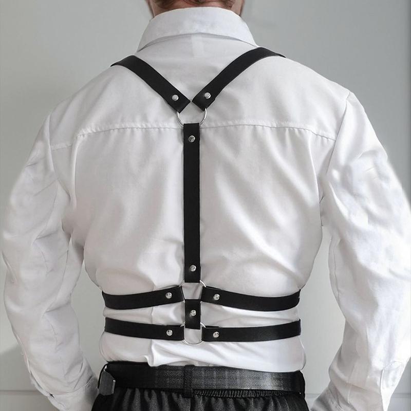 Harness For Men Strap Harness Belt Sexy Shoulder Bondage Chest Lingerie Pu Leather Belt Erotic Clothing Exotic Accessories