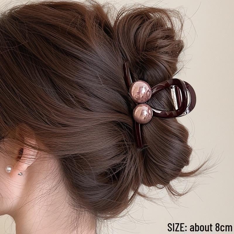 Elegant French Retro Small Shark Hair Clip for Thin Hair